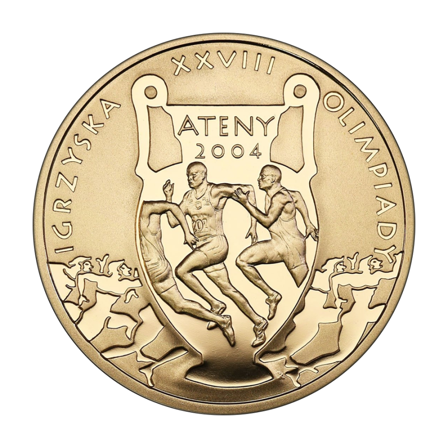 Złota moneta 200 zł Igrzyska XXVIII Olimpiady Ateny 2004 - wysyłka 24 h!