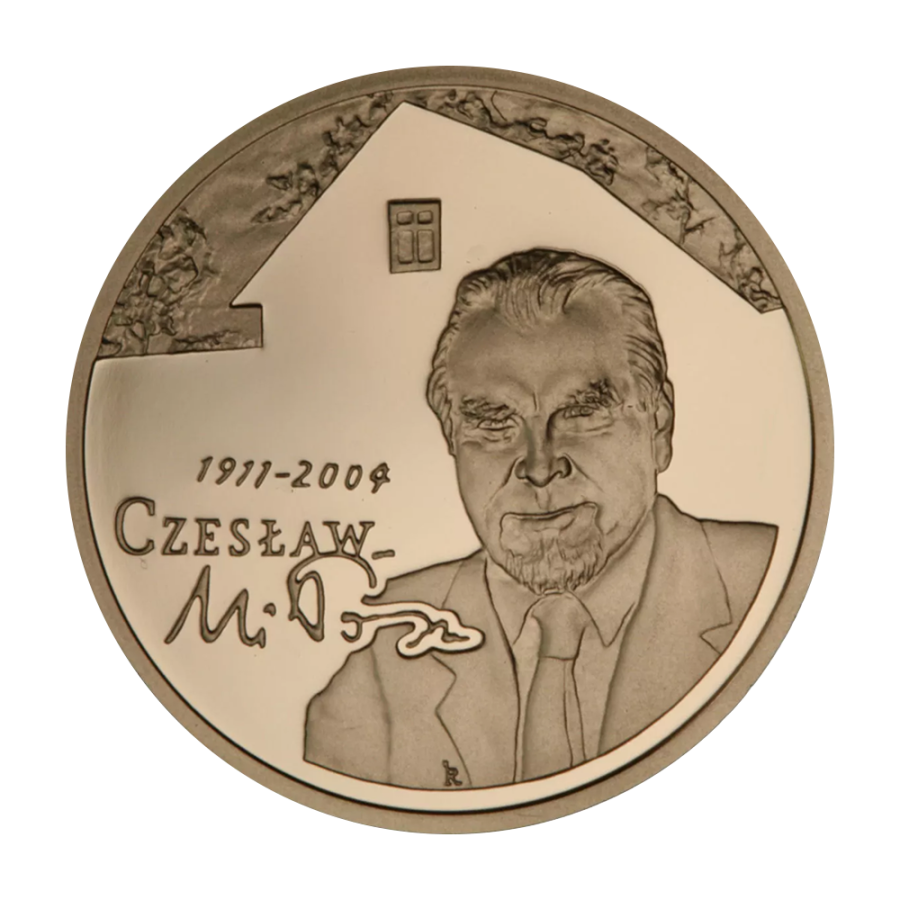 zlota-moneta-200-zl-czeslaw-milosz-1911-2004-2011-rewers