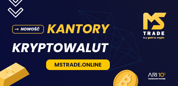 MS Trade: Nowa era inwestycji w Mennicy Skarbowej! Kupuj złoto za kryptowaluty i nie tylko!